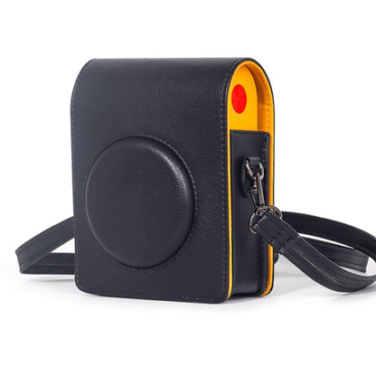 Vertical Full Body Camera Vegan Leather Case Bag with Strap For Kodak MINI SHOT 3 ERA MS300, For Kodak MINI SHOT 3 ERA MS300