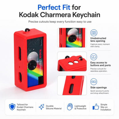 Camera Silicone Frame Protective Case For Kodak Charmera Keychain / Charmera 1987