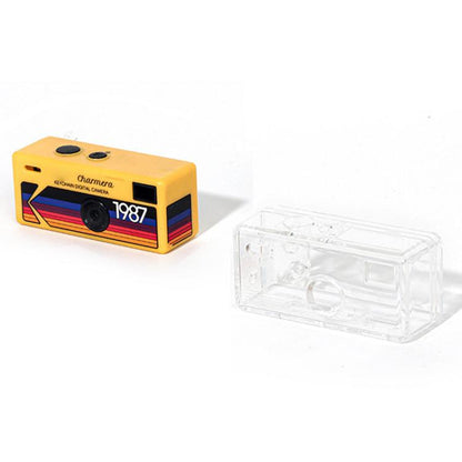 For Kodak Charmera 1987 Clear Crystal Shell Protective Case with Strap