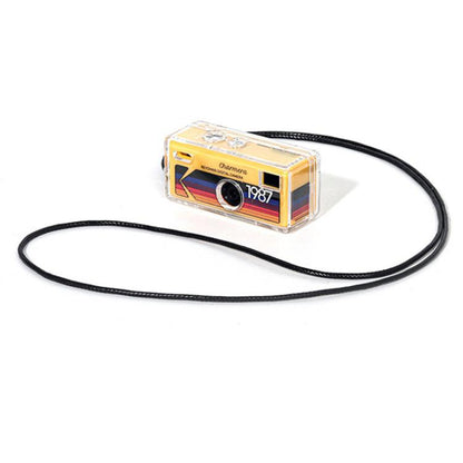 For Kodak Charmera 1987 Clear Crystal Shell Protective Case with Strap