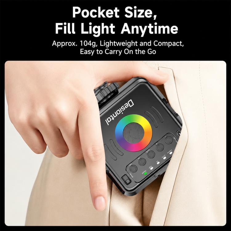 Desiontal iReal-X2 Portable RGB Photography Light, iReal-X2