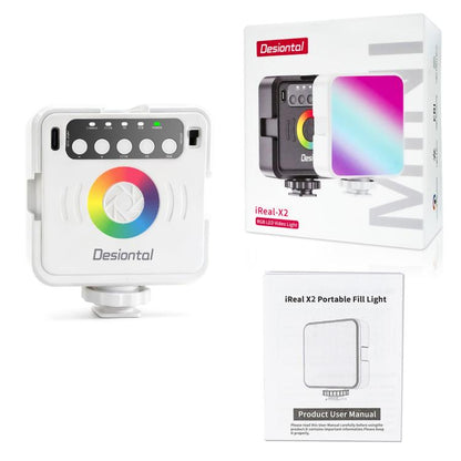 Desiontal iReal-X2 Portable RGB Photography Light, iReal-X2