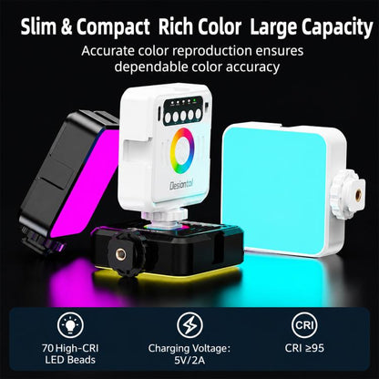 Desiontal iReal-X2 Portable RGB Photography Light, iReal-X2