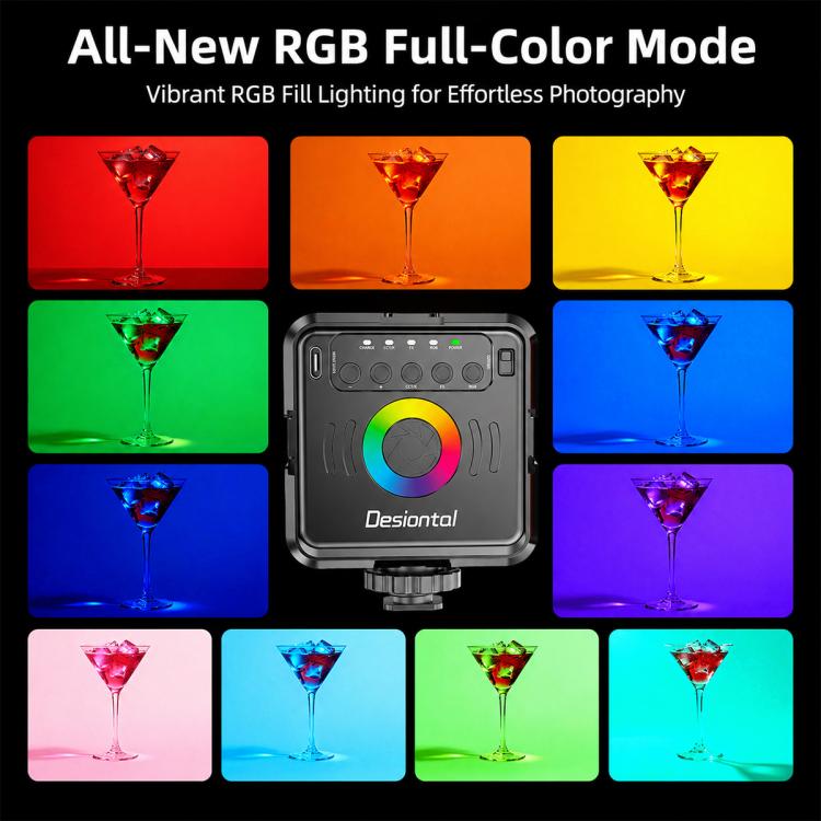 Desiontal iReal-X2 Portable RGB Photography Light, iReal-X2
