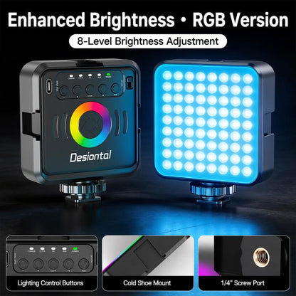 Desiontal iReal-X2 Portable RGB Photography Light, iReal-X2