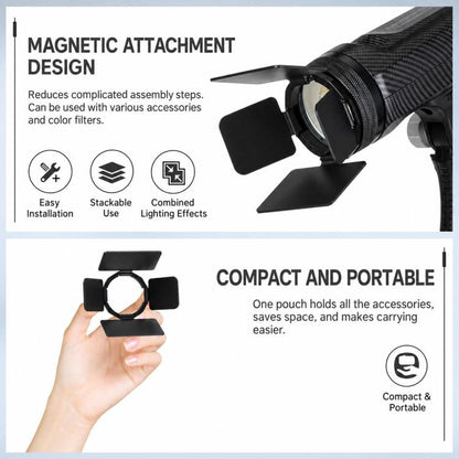 TRIOPO TR-09 Magnetic Round Head Flash Softbox Kit, TR-09