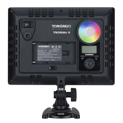 YONGNUO YN300Air II LED Vlog Light Panel RGB Full Range Photography Bi-Color 3200K-5600K, YN300Air II