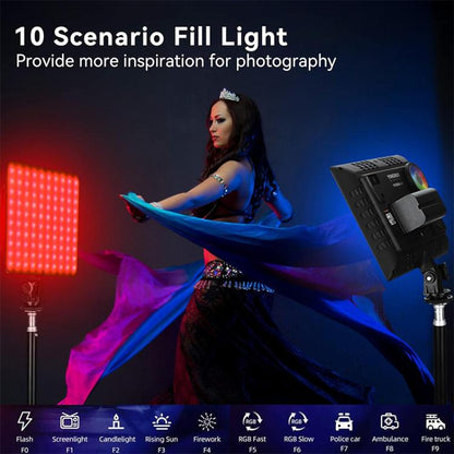 YONGNUO YN300Air II LED Vlog Light Panel RGB Full Range Photography Bi-Color 3200K-5600K, YN300Air II
