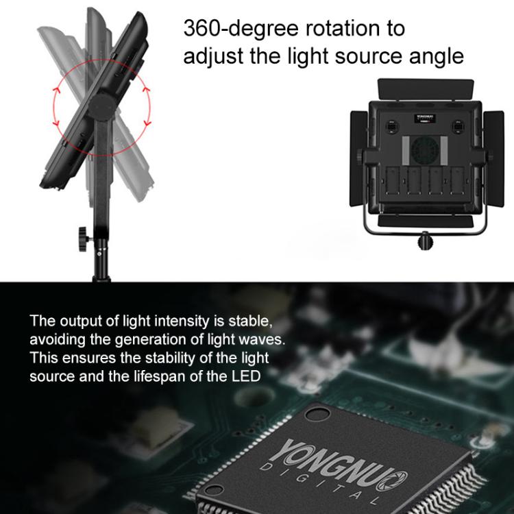 YONGNUO YN900 II 900pcs LED Illumination Dimming Studio 3200-5600K Video Light, YN900 II