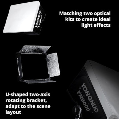 YONGNUO YN9000 900pcs LED Illumination Dimming Studio 3200-5600K Video Light, YN9000 3200-5600K