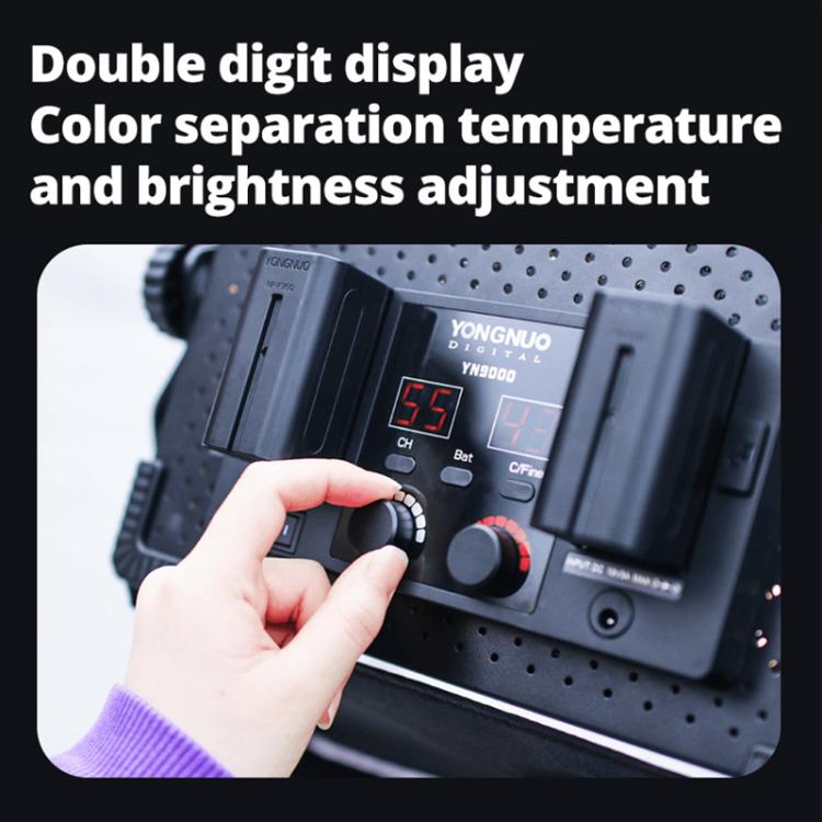 YONGNUO YN9000 900pcs LED Illumination Dimming Studio 5600K Video Light, YN9000 5600K