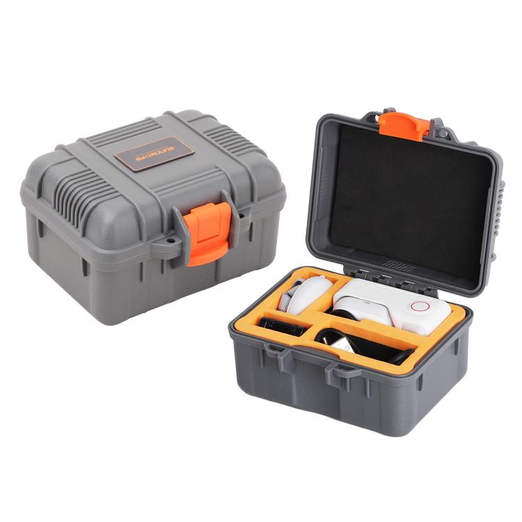 For Insta360 GO Ultra Sunnylife Mini Travel Box Waterproof Carrying Box Shock-proof Hard Shell, For Insta360 GO Ultra