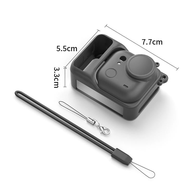 For Insta360 Go Ultra Silicone Protective Cover with Strap, For Insta360 Go Ultra