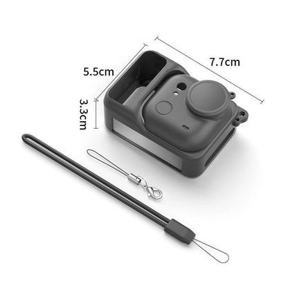 For Insta360 Go Ultra Silicone Protective Cover with Strap, For Insta360 Go Ultra