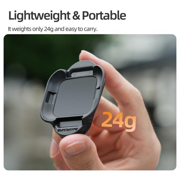 For Insta360 GO Ultra Sunnylife Magnetic Backpack Clip Action Camera Clamp Vertical-Horizontal Mount, For Insta360 GO Ultra Black