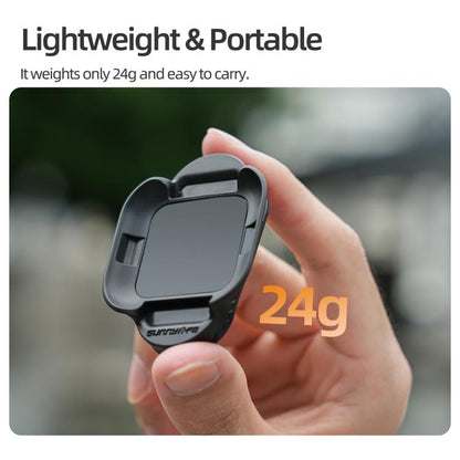 For Insta360 GO Ultra Sunnylife Magnetic Backpack Clip Action Camera Clamp Vertical-Horizontal Mount, For Insta360 GO Ultra Black