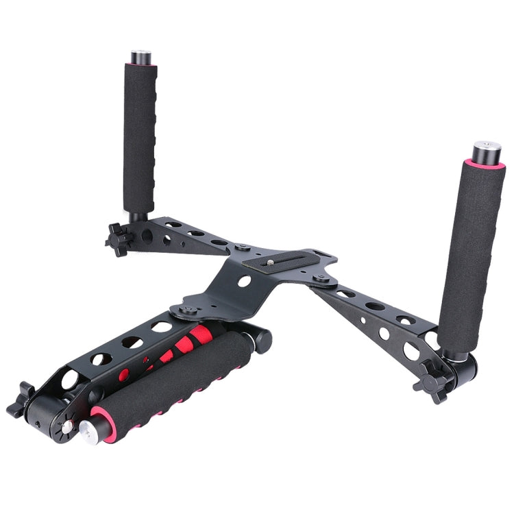 YELANGU D6-2 Rig I Multifunctional Handles Camera Shoulder Mount for DSLR Camera / Video Camera, D6-2 (Red)