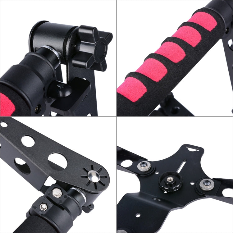YELANGU D6-2 Rig I Multifunctional Handles Camera Shoulder Mount for DSLR Camera / Video Camera, D6-2 (Red)