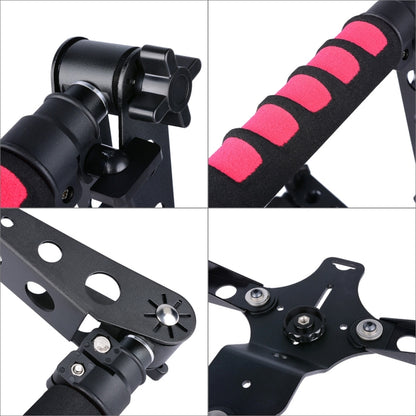 YELANGU D6-2 Rig I Multifunctional Handles Camera Shoulder Mount for DSLR Camera / Video Camera, D6-2 (Red)