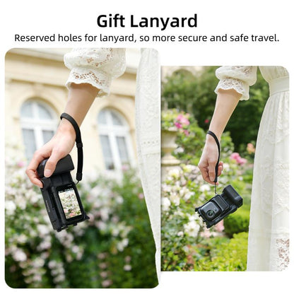 For Insta360 GO Ultra Sunnylife Street Photography Handle Ergonomic Hand Grip Quick Release Shutter Handle, For Insta360 GO Ultra (Black), For Insta360 GO Ultra (White)