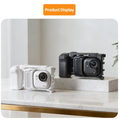 For Insta360 GO Ultra Sunnylife Street Photography Handle Ergonomic Hand Grip Quick Release Shutter Handle, For Insta360 GO Ultra (Black), For Insta360 GO Ultra (White)