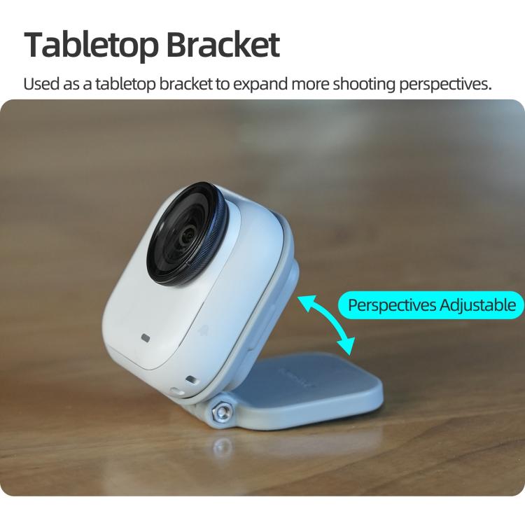 For Insta360 GO Ultra Magnetic Desktop Mount Bracket Base, For Insta360 GO Ultra Grey