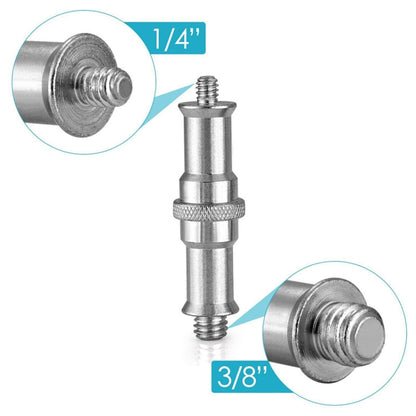 Flash Light Bracket Aluminum 1/4 to 3/8 Screw Thread Adapter