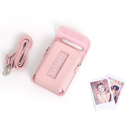 For FUJIFILM Instax mini Link 3 Full Body Leather Camera Case Bag with Strap