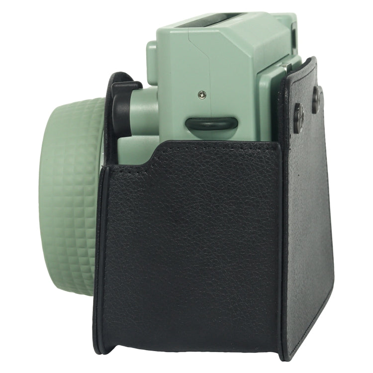 For FUJIFILM Instax WIDE 400 Full Body Leather Case Bag with Strap