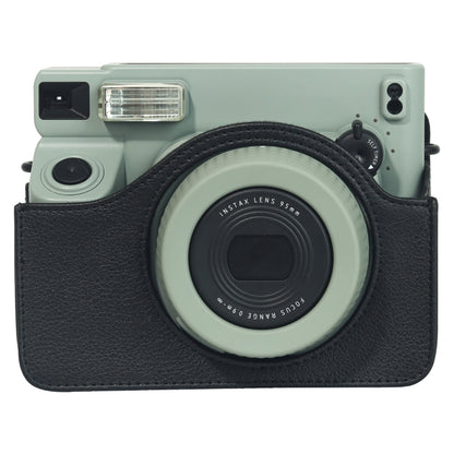 For FUJIFILM Instax WIDE 400 Full Body Leather Case Bag with Strap