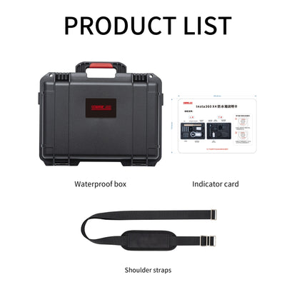 For Insta360 X4 STARTRC Waterproof EVA ABS Dual-layer Suitcase Storage Box, For Insta360 X4 Diving Version
