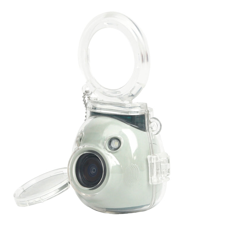 For FUJIFILM Instax PAL Crystal Hard Case Camera Bag with Shoulder Strap, For FUJIFILM Instax PAL