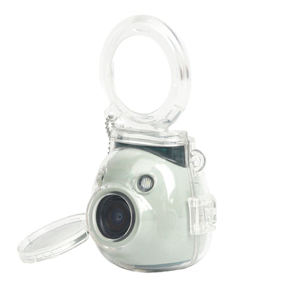 For FUJIFILM Instax PAL Crystal Hard Case Camera Bag with Shoulder Strap, For FUJIFILM Instax PAL