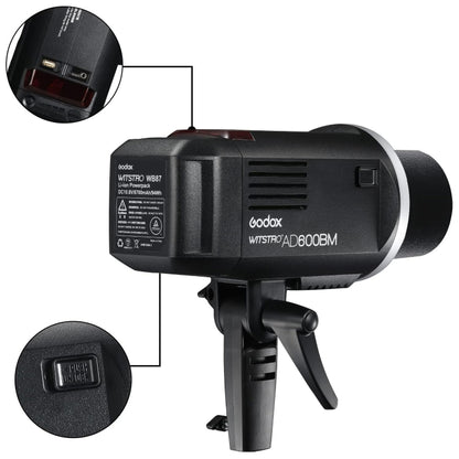 Godox WITSTRO AD600BM Bowens Mount 600Ws GN87 High Speed Mount Studio Speedlight