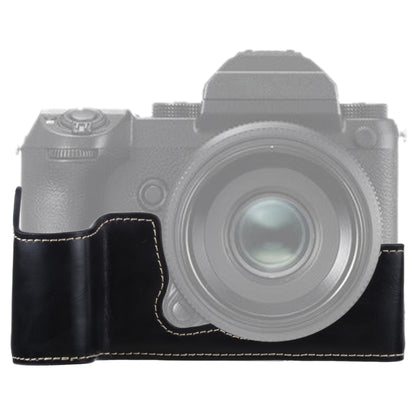1/4 inch Thread PU Leather Camera Half Case Base for FUJIFILM GFX 50S, For FUJIFILM GFX 50S