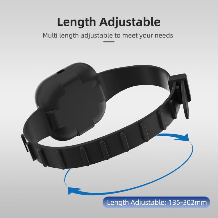 For Insta360 GO Ultra Sunnylife Expansion Band Strap Silicone Protective Cover Wristband Backpack Bicycle Stripe Cat Collar, For Insta360 GO Ultra