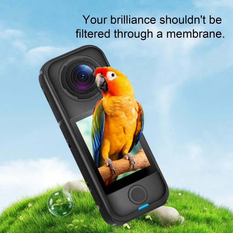For Insta360 X4 Air STARTRC 2pcs HD Tempered Glass Film, For Insta360 X4 Air