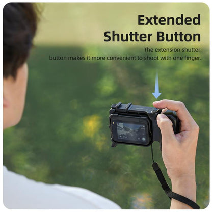 Sunnylife Street Photography Handle Ergonomic Hand Grip Quick Release Shutter Handle for Insta360 Ace Pro 2 / 1, For Insta360 Ace Pro 2 / 1