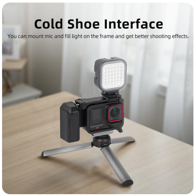 Sunnylife Street Photography Handle Ergonomic Hand Grip Quick Release Shutter Handle for Insta360 Ace Pro 2 / 1, For Insta360 Ace Pro 2 / 1