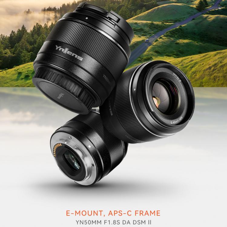 YONGNUO YN50MM F1.8S DA DSM II APS-C Frame Prime Lens for Sony E-mount Mirrorless Cameras, YN50mm F1.8S