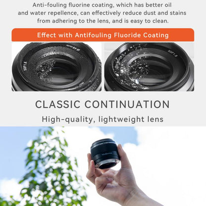 YONGNUO YN50MM F1.8S DA DSM II APS-C Frame Prime Lens for Sony E-mount Mirrorless Cameras, YN50mm F1.8S