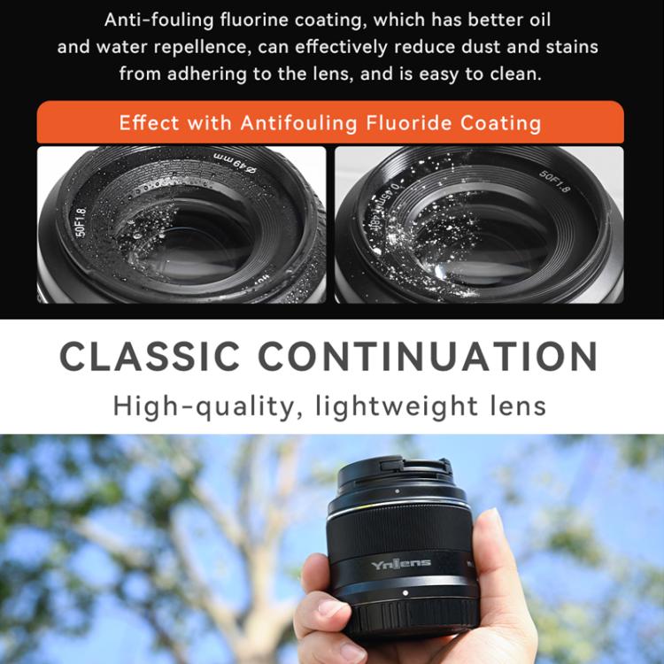 YONGNUO YN50MM F1.8Z DA DSM APS-C Frame Auto Focus Lens for Nikon Z-mount Mirrorless Cameras, YN50mm F1.8Z