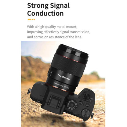 YONGNUO YN85MM F1.8S DSM Prime Lens for Sony ILCE-7M4 / ILCE-7SM3 E-mount Full-frame, YN85mm F1.8S