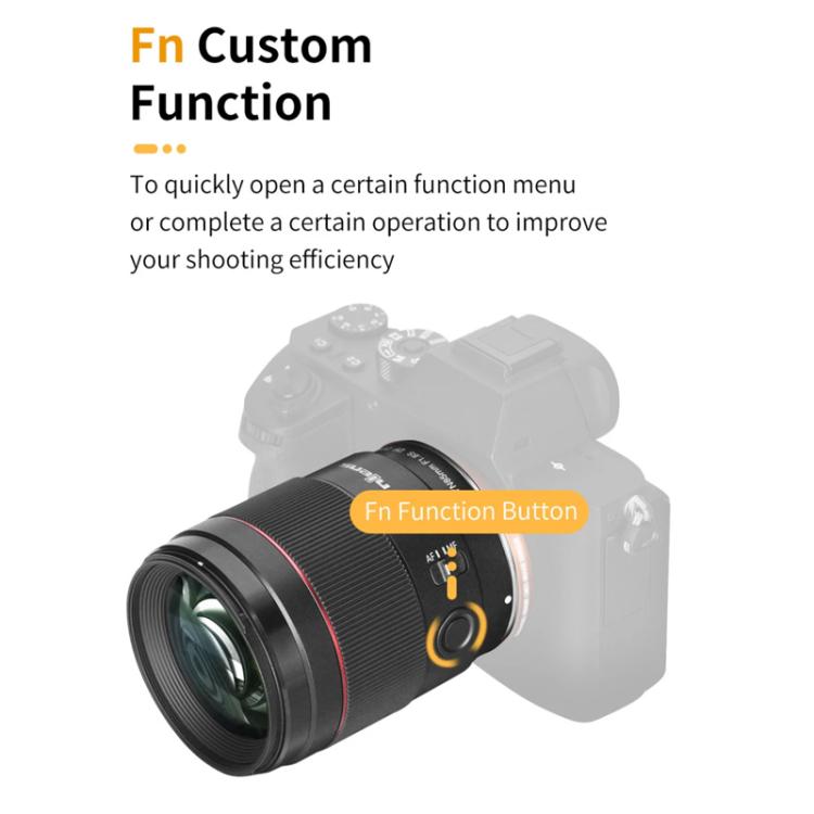 YONGNUO YN85MM F1.8S DSM Prime Lens for Sony ILCE-7M4 / ILCE-7SM3 E-mount Full-frame, YN85mm F1.8S