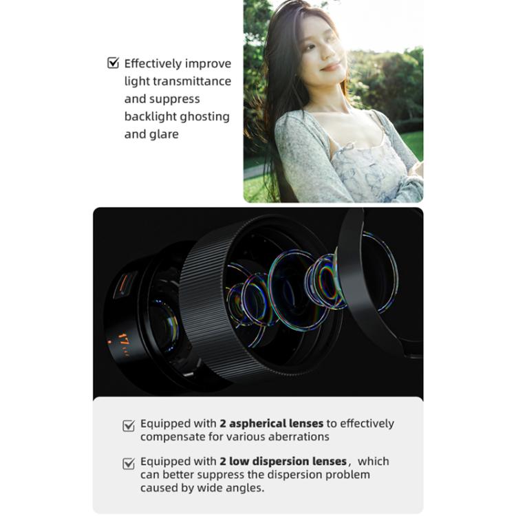 YONGNUO YN17mm F1.7M M4/3 Mount Lens for Mirrorless Cameras, YN17mm F1.7M