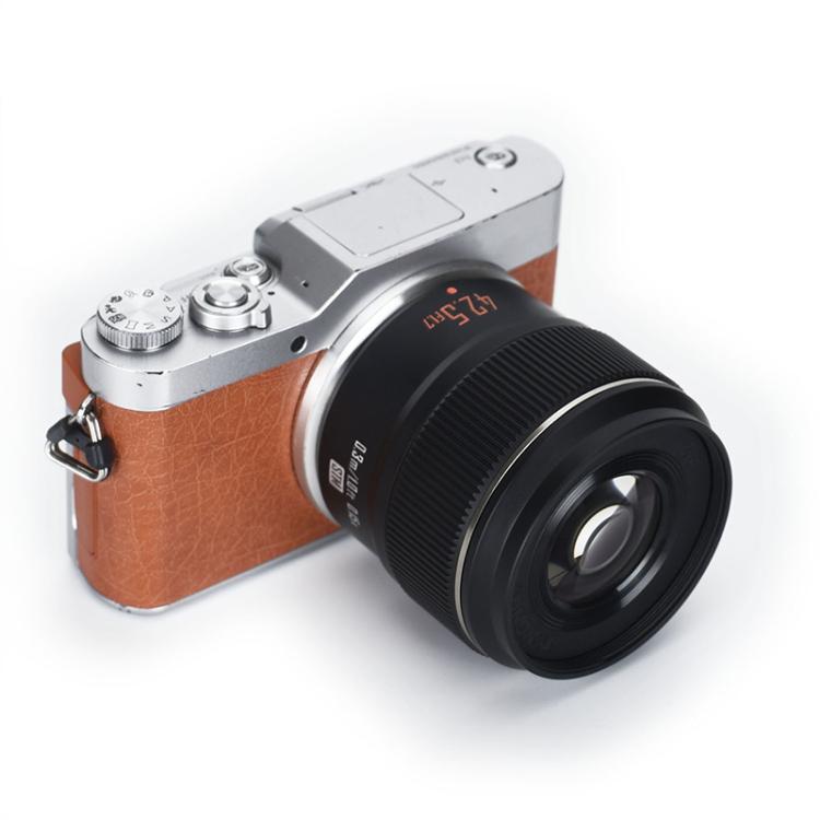 YONGNUO YN42.5mm F1.7M II M4/3 Mount Standard Fixed Focal Lens, YN42.5mm F1.7M II