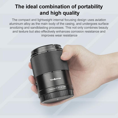 YONGNUO YN50mm F1.8Z DF DSM Full Frame Auto Focus Standard Prime Lens for Nikon Z-mount Mirrorless Cameras, YN50mm F1.8Z Full Frame