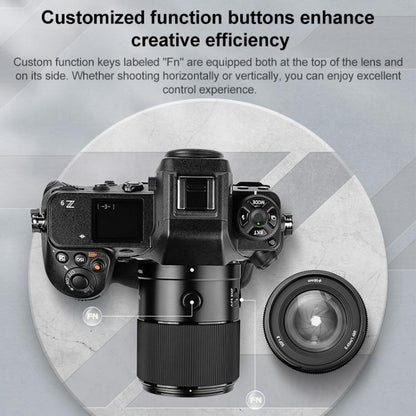 YONGNUO YN50mm F1.8Z DF DSM Full Frame Auto Focus Standard Prime Lens for Nikon Z-mount Mirrorless Cameras, YN50mm F1.8Z Full Frame