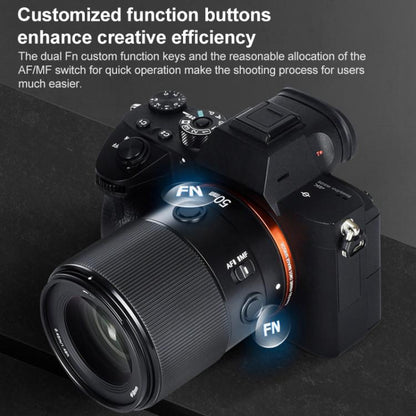 YONGNUO YN50mm F1.8S DF DSM Full Frame Auto Focus Standard Prime Lens for Sony E-mount Mirrorless Cameras, YN50mm F1.8S Full Frame