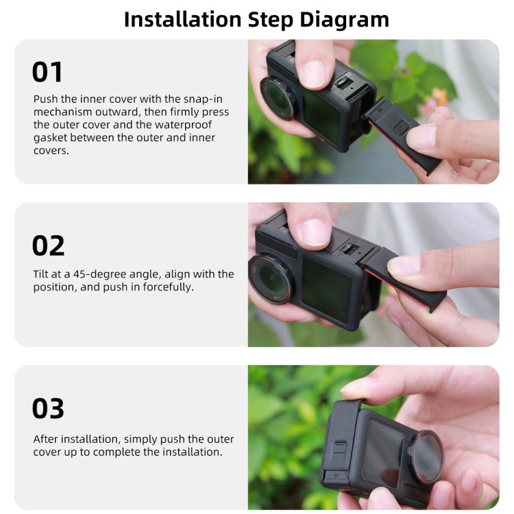 For DJI Osmo Action 5 Pro Battery Side Cover, For DJI Osmo Action 5 Pro